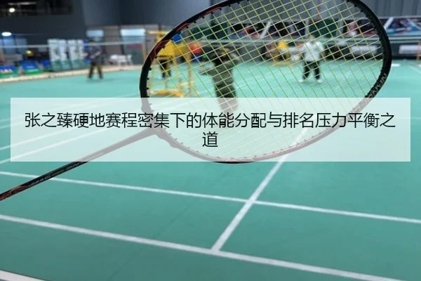 张之臻硬地赛程密集下的体能分配与排名压力平衡之道